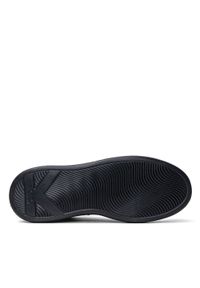 Sneakersy męskie czarne Karl Lagerfeld KAPRI Monogram Emboss. Kolor: czarny