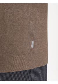 Lindbergh Sweter 30-800143 Beżowy Slim Fit. Kolor: beżowy. Materiał: wiskoza #5