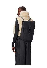 Rains Plecak Backpack Mini W3 13020 Czarny. Kolor: czarny. Materiał: materiał #3