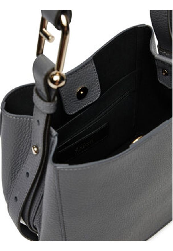 Furla Torebka Nuvola Bucket Bag Mini WB01373 HSF000 2269S Szary. Kolor: szary. Materiał: skórzane