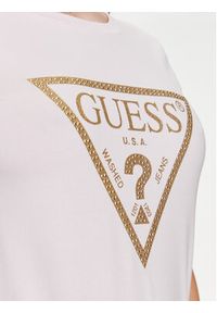 Guess T-Shirt W4RI69 J1314 Różowy Regular Fit. Kolor: różowy. Materiał: bawełna