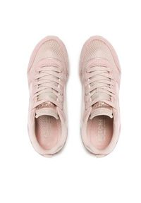 skechers - Skechers Sneakersy Goldn Gurl 111/BLSH Różowy. Kolor: różowy. Materiał: zamsz, skóra #3