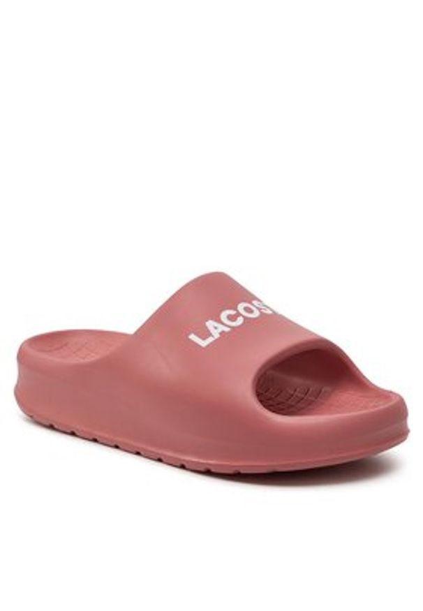 Lacoste Klapki Serve Slide 2.0 747CFA0020 Różowy. Kolor: różowy. Materiał: syntetyk