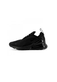 Buty do chodzenia damskie Nike W Air Max 270. Zapięcie: sznurówki. Kolor: czarny. Materiał: materiał, syntetyk, tkanina. Szerokość cholewki: normalna. Model: Nike Air Max. Sport: turystyka piesza