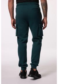 JAY-PI - Męskie Bojówki dresowe fitness elastyczny pas do roz. 7 XL. Kolekcja: plus size. Kolor: zielony, niebieski, wielokolorowy. Materiał: materiał, poliester, bawełna. Długość: długie. Sport: fitness