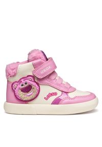 Sneakersy Geox. Kolor: różowy