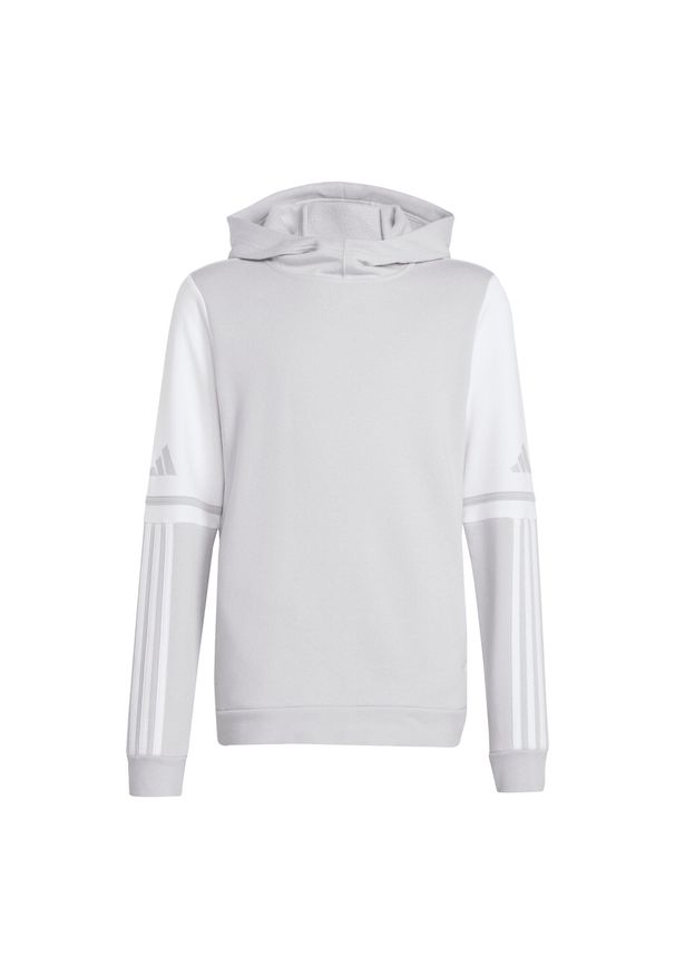 Adidas - Bluza dla dzieci adidas Squadra 25 Sweat Hoody. Typ kołnierza: kaptur. Kolor: szary, wielokolorowy, biały. Sport: piłka nożna
