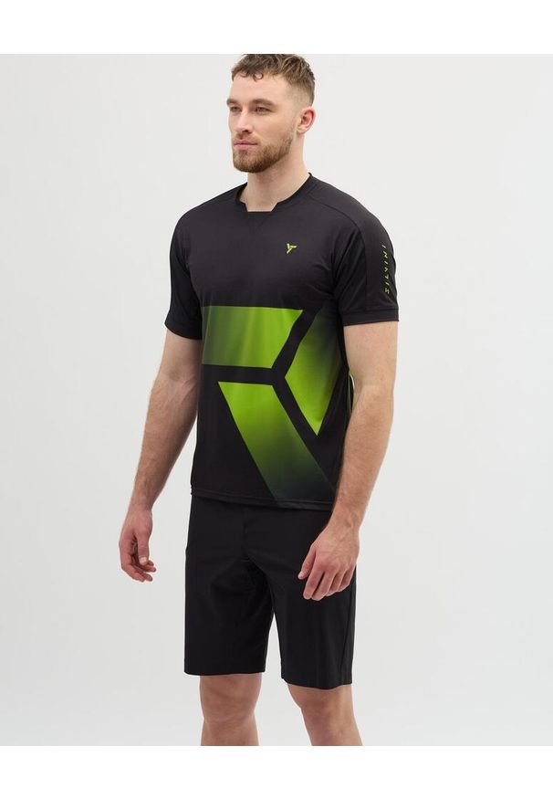 Silvini - Koszulka rowerowa (z krótkim rękawem) męska SILVINI Men Jersey GALLO. Kolor: czarny, zielony, wielokolorowy. Materiał: jersey. Długość rękawa: krótki rękaw. Długość: krótkie. Sport: kolarstwo