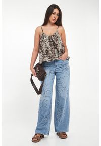 Pinko - Top damski w zwierzęcy wzór Udine PINKO. Wzór: motyw zwierzęcy #3