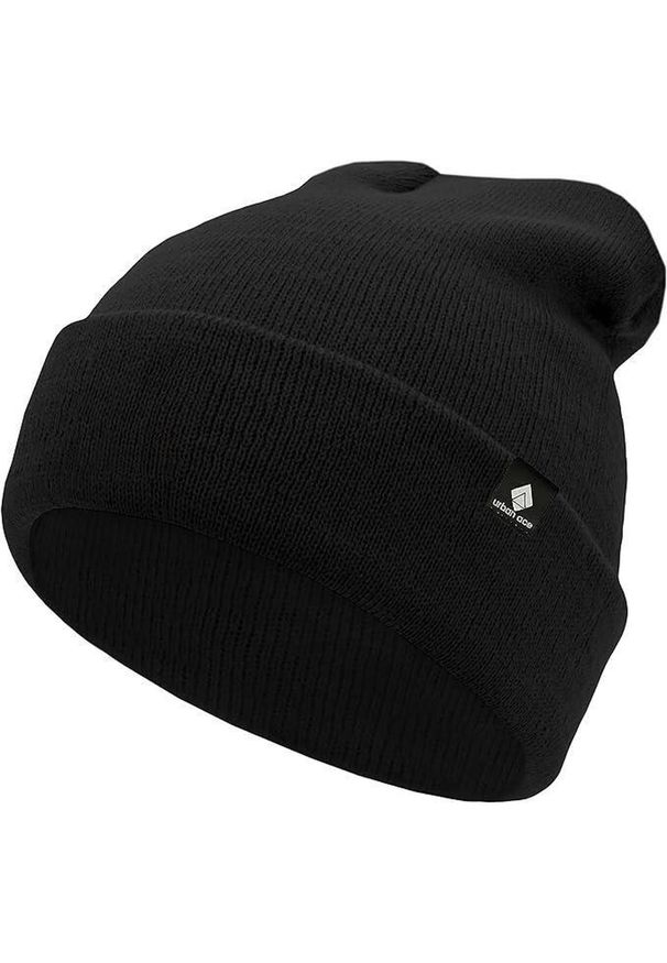 CAMPING ACE - Black Kids Beanie van Katoen - Urban Ace Jr Winter Hat. Kolor: wielokolorowy. Materiał: bawełna. Styl: elegancki