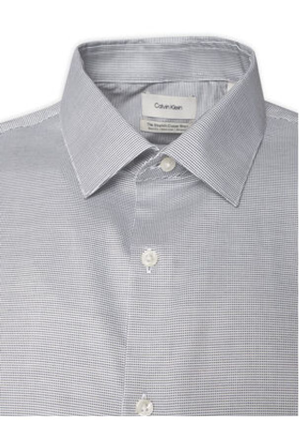 Calvin Klein Koszula LV019EU057 Niebieski Slim Fit. Kolor: niebieski. Materiał: bawełna