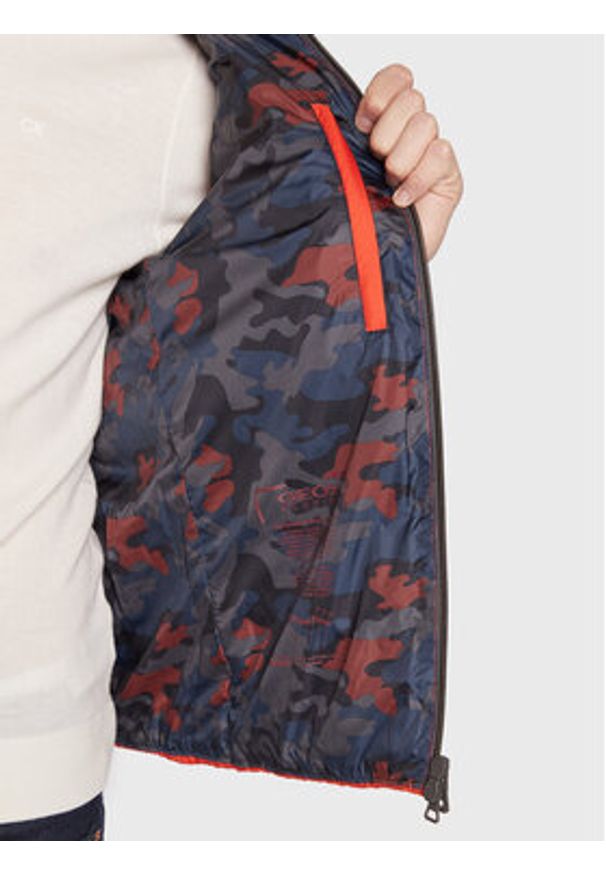 Geox Kurtka przejściowa M2628A T2937 F7415 Pomarańczowy Regular Fit. Kolor: pomarańczowy. Materiał: syntetyk