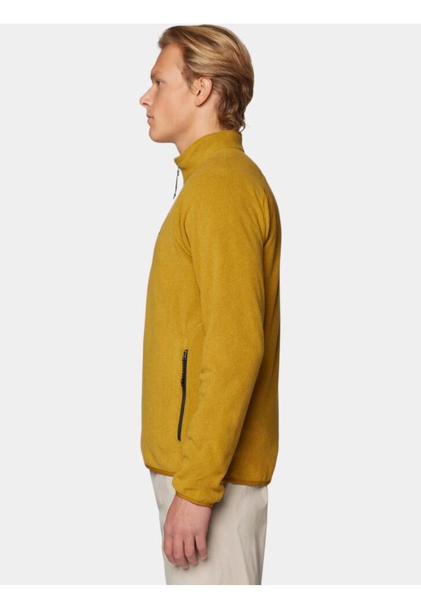 MOUNTAIN HARDWEAR - Sweter Męski Mountain Hardwear Microchill. Kolor: żółty. Materiał: materiał, polar. Sport: turystyka piesza