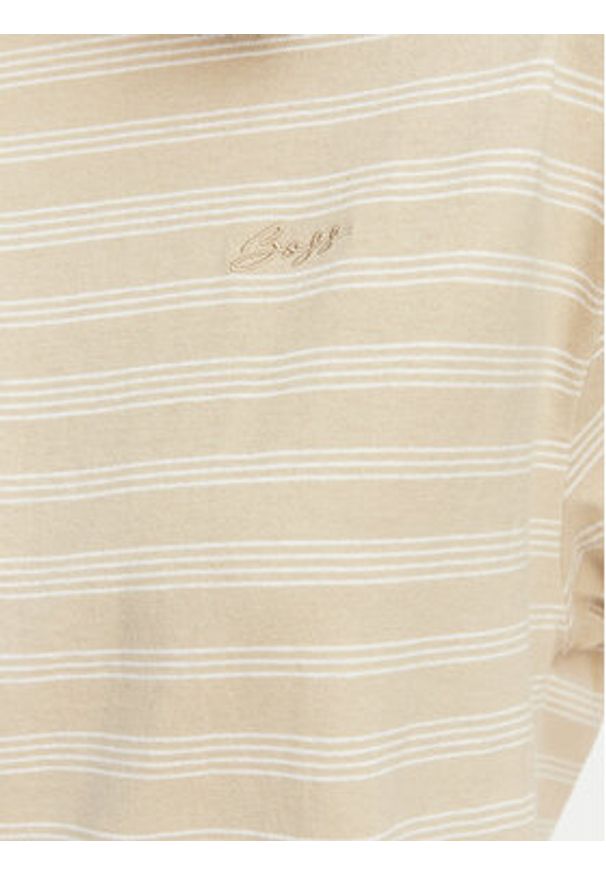 BOSS T-Shirt Eregular 50562504 Beżowy jasny Regular Fit. Kolor: beżowy. Materiał: bawełna