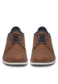 Rieker Półbuty 11357-24 Brązowy. Kolor: brązowy. Materiał: skóra #4