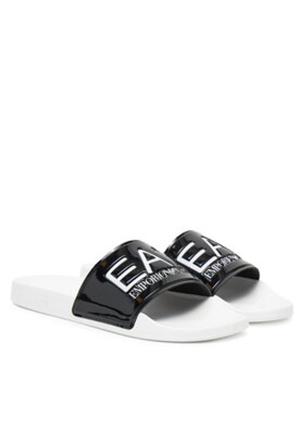 EA7 Emporio Armani Klapki 7X000108 AF15118 FC079 Czarny. Kolor: czarny