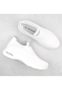 Buty sportowe damskie wsuwane białe Vinceza 13592. Zapięcie: bez zapięcia. Kolor: biały #6