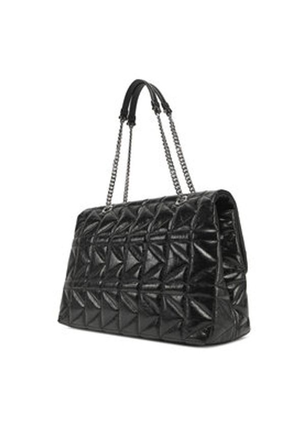 Karl Lagerfeld - KARL LAGERFELD Torebka A1W30393 Czarny. Kolor: czarny. Materiał: skórzane