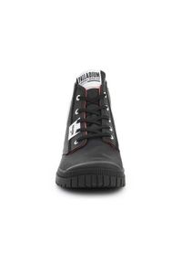Buty do chodzenia unisex Palladium SP20 Overlab. Wysokość cholewki: za kostkę. Zapięcie: sznurówki. Kolor: czarny. Materiał: guma, materiał, syntetyk. Szerokość cholewki: normalna. Sport: turystyka piesza