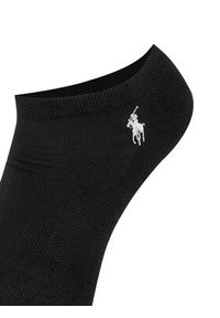Polo Ralph Lauren Skarpety krótkie 455942810002 Czarny. Kolor: czarny. Materiał: materiał, bawełna