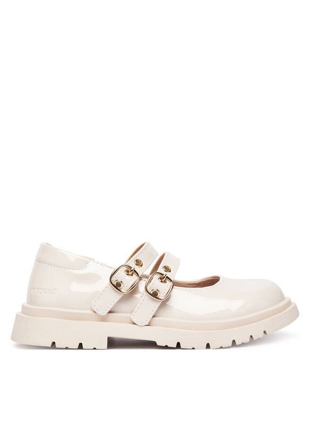 Półbuty Mayoral. Kolor: kremowy