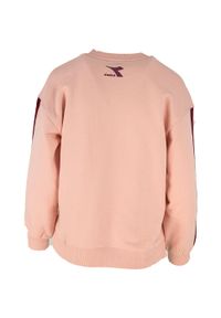 Bluza Diadora Crew Twinkle, Dzieci. Kolor: różowy. Materiał: bawełna, materiał #2