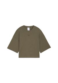 Puma - Damska koszulka oversize PUMA x HYROX PUMA Loden Green. Kolor: zielony