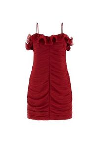 Guess Sukienka codzienna 180339 Czerwony Classic Fit. Okazja: na co dzień. Kolor: czerwony. Typ sukienki: proste. Styl: casual #3