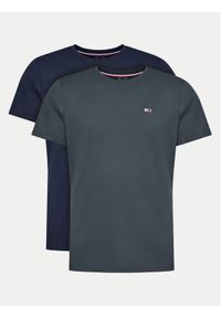 Tommy Jeans Komplet 2 t-shirtów DM0DM15381 Kolorowy Slim Fit. Materiał: bawełna. Wzór: kolorowy