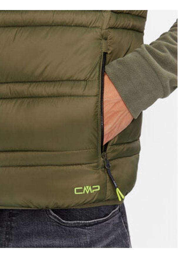 CMP Bezrękawnik 33K2007 Zielony Regular Fit. Kolor: zielony. Materiał: syntetyk. Długość rękawa: bez rękawów