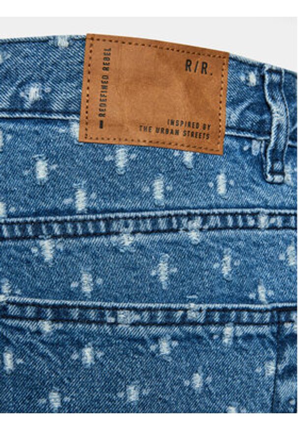 Redefined Rebel Jeansy 227045 Niebieski Loose Fit. Kolor: niebieski