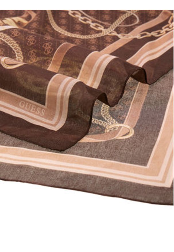 Guess Chusta AW5537 POL03 Brązowy. Kolor: brązowy. Materiał: poliester
