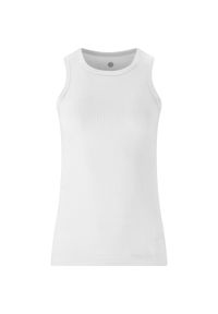 Damski tank top Athlecia Madilyn. Kolor: biały. Sport: fitness #1