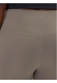 GIRLFRIEND COLLECTIVE - Girlfriend Collective Kolarki Float 4023 Beżowy Slim Fit. Kolor: beżowy. Materiał: syntetyk #4