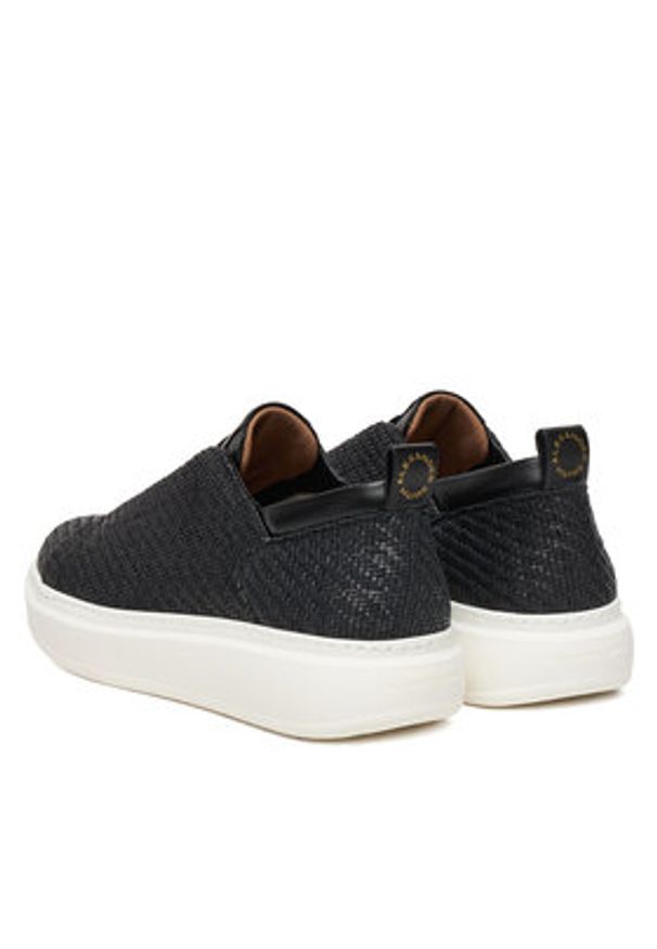 Alexander Smith Sneakersy Wembley Slip-On ASBDWLM Czarny. Zapięcie: bez zapięcia. Kolor: czarny. Materiał: skóra