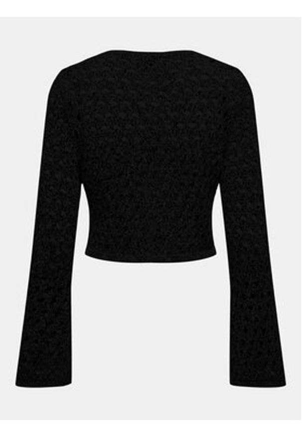 only - ONLY Sweter Emina 15309502 Czarny Regular Fit. Kolor: czarny. Materiał: syntetyk, bawełna