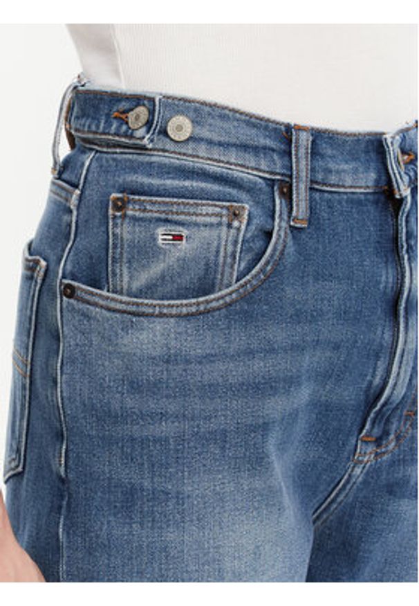 Tommy Jeans Jeansy DW0DW20578 Niebieski Mom Fit. Kolor: niebieski