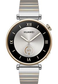 HUAWEI - Smartwatch Huawei Watch GT4 Elite 41mm Srebrny (55020BHY). Rodzaj zegarka: smartwatch. Kolor: srebrny #1