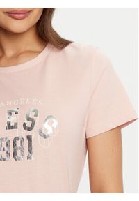 Guess T-Shirt V5RI06 I3Z14 Różowy Regular Fit. Kolor: różowy. Materiał: bawełna #3