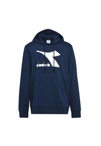 Diadora - Bluza męska DIADORA HOODIE BIG LOGO. Kolor: niebieski