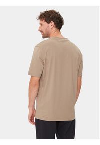 BOSS - Boss T-Shirt Tee 1 50512866 Beżowy Regular Fit. Kolor: beżowy. Materiał: bawełna