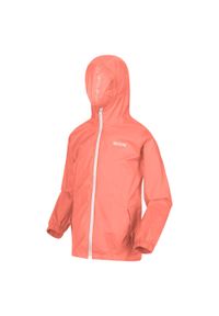 Regatta - Dziecięca kurtka trekkingowa kieszonkowa Pack It Jacket III. Kolor: czerwony, różowy, wielokolorowy. Materiał: poliamid. Sport: turystyka piesza