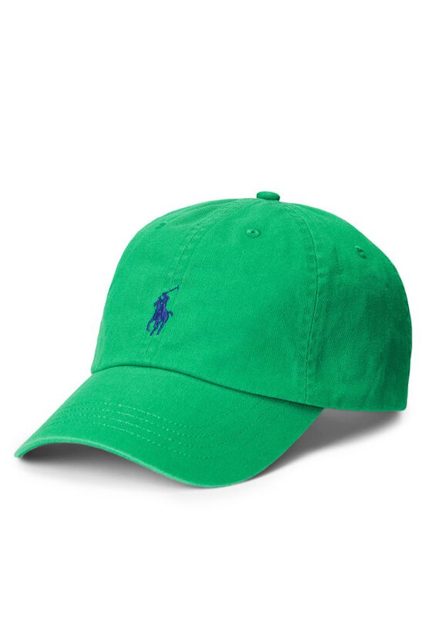 Polo Ralph Lauren Czapka z daszkiem 710667709081 Zielony. Kolor: zielony. Materiał: bawełna