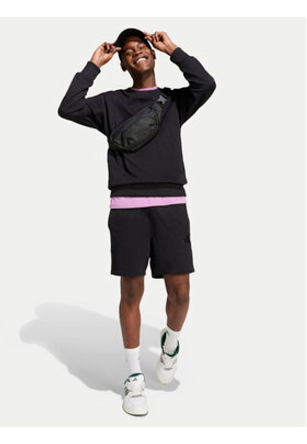 Adidas - adidas Bluza ALL SZN French Terry IX1261 Czarny Loose Fit. Kolor: czarny. Materiał: bawełna