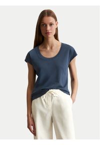 Marc O'Polo T-Shirt 516 2100 50073 Granatowy Regular Fit. Typ kołnierza: polo. Kolor: niebieski. Materiał: bawełna #1