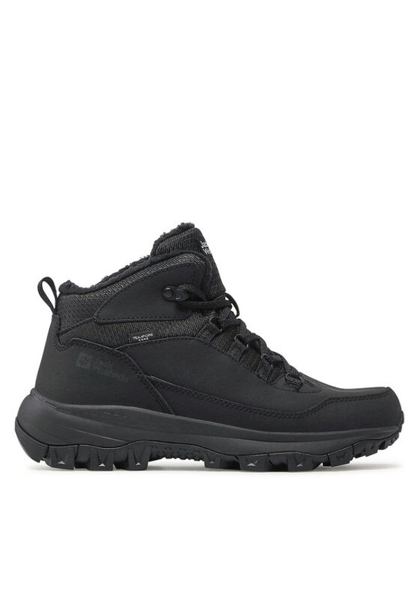 Jack Wolfskin Trekkingi Everquest Texapore Mid M 4053611 Czarny. Kolor: czarny. Materiał: nubuk, skóra. Sport: turystyka piesza