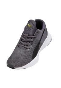 Puma - Dziecięce/niemowlęce Buty Do Biegania Flyer Runner. Okazja: na spacer. Kolor: szary. Sport: turystyka piesza