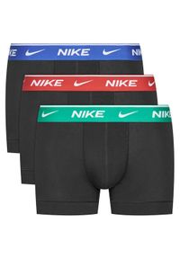 Nike Komplet 3 par bokserek Trunk 0000KE1008 Czarny. Kolor: czarny. Materiał: bawełna