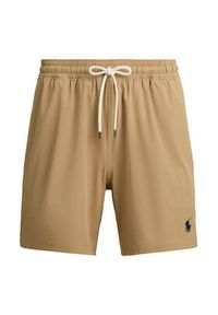 Polo Ralph Lauren Szorty kąpielowe 710957782502 Beżowy Regular Fit. Kolor: beżowy. Materiał: syntetyk #5