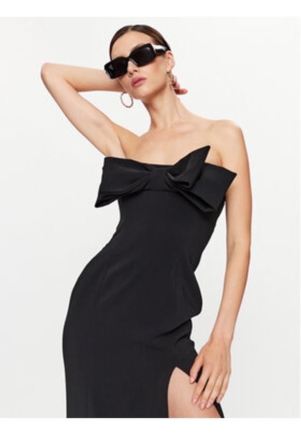 Pinko Sukienka wieczorowa Tunnel 101766 7624 Czarny Regular Fit. Kolor: czarny. Materiał: syntetyk. Styl: wizytowy